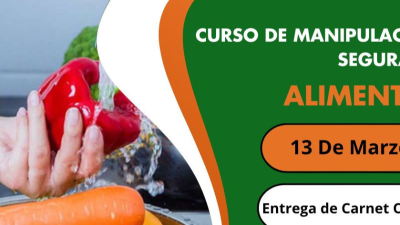 NUEVA EDICIÓN DEL CURSO DE MANIPULACIÓN SEGURA DE ALIMENTOS