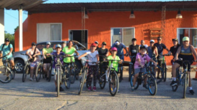 SE DESARROLLO LA PRIMERA FECHA DEL CICLOTURISMO SOLIDARIO