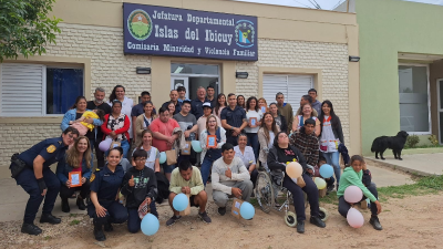 SE DESCUBRIO UN MURAL BAJO EL LEMA " INCLUSION DE LAS PERSONAS CON DISCAPACIDAD, UNA TAREA DE TODOS"